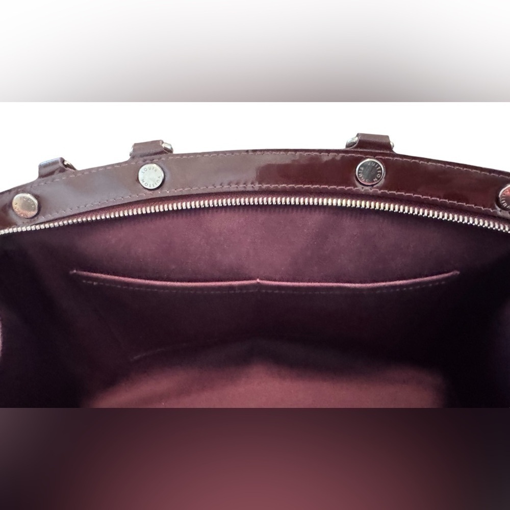 Auth. Louis Vuitton 2011 Bordeaux Electric Epi Brea MM Bag (COA) - Picture 8 of 16